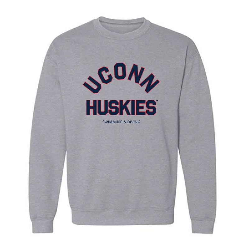 UConn - NCAA Women's Swimming & Diving : Jordyn Ricciotti - Classic Shersey Crewneck Sweatshirt Hoodie with High Neck Warm Protective