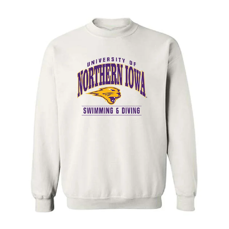 Northern Iowa - NCAA Women's Swimming & Diving : Crystal Benjamin - Classic Shersey Crewneck Sweatshirt Hoodie with Illustration Artistic Creative