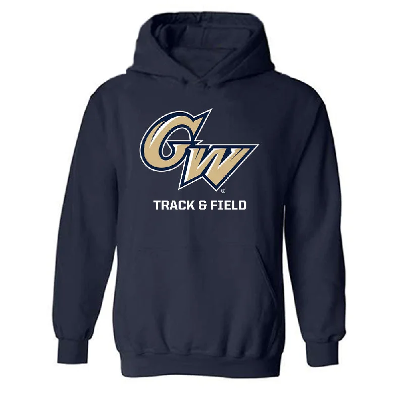 GWU - NCAA Women's Track & Field : Alana Moore - Classic Fashion Shersey Hooded Sweatshirt Hoodie with Puffed Sleeves Voluminous Trendy GWU - NCAA Women's Track & Field : Alana Moore - Classic Fashion Shersey Hooded Sweatshirt Hoodie with Puffed Sleeves Voluminous Trendy