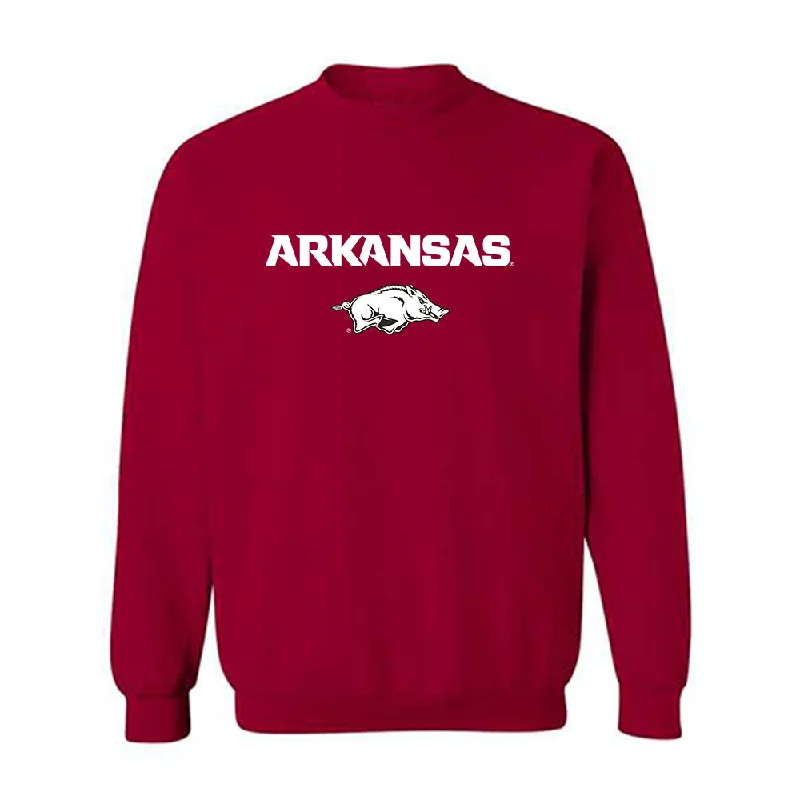 Arkansas - NCAA Women's Swimming & Diving : Sophia Iskenderoglu - Classic Shersey Crewneck Sweatshirt Hoodie with Button Classic Timeless