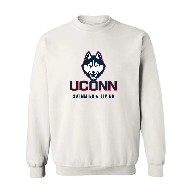 UConn - NCAA Women's Swimming & Diving : Jordyn Ricciotti - Classic Shersey Crewneck Sweatshirt Hoodie with Longline Fit Extended Stylish