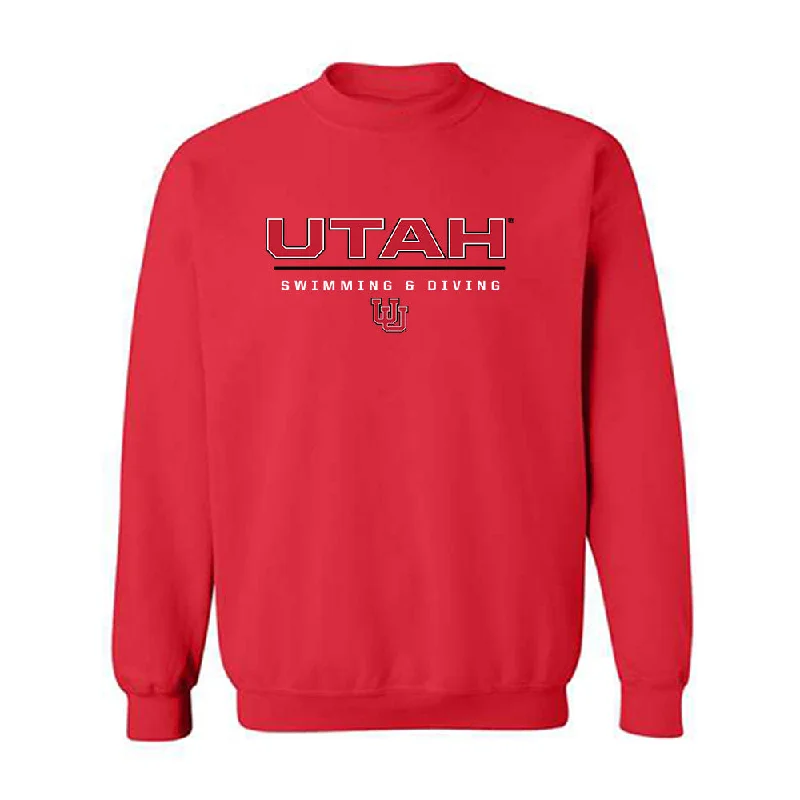 Utah - NCAA Women's Swimming & Diving : Megan Legarth - Classic Shersey Crewneck Sweatshirt Hoodie with Hood Adjustable Protection Utah - NCAA Women's Swimming & Diving : Megan Legarth - Classic Shersey Crewneck Sweatshirt Hoodie with Hood Adjustable Protection