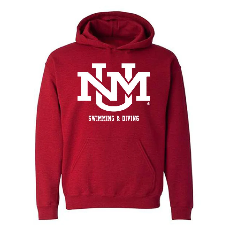 New Mexico - NCAA Women's Swimming & Diving : Kaylah Yazzie - Classic Fashion Shersey Hooded Sweatshirt Hoodie with Print Artistic Unique