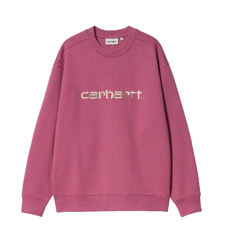 Carhartt W' Sweatshirt Hoodie with Drawstring Waist Adjustable Fitted