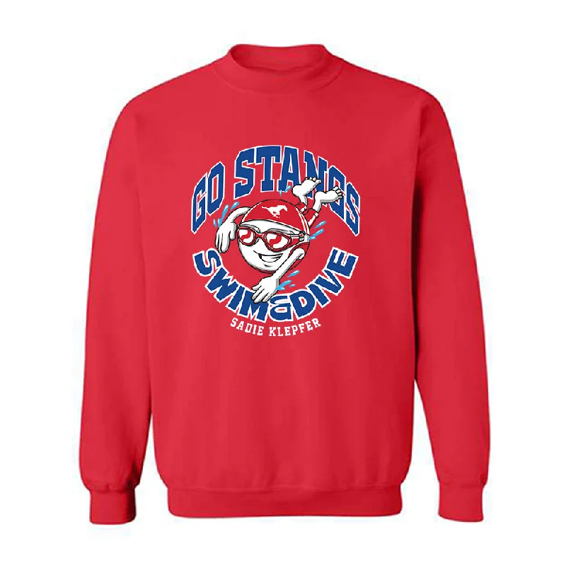 SMU - NCAA Women's Swimming & Diving : sadie klepfer - Fashion Shersey Crewneck Sweatshirt Hoodie with Lining Warm Insulated SMU - NCAA Women's Swimming & Diving : sadie klepfer - Fashion Shersey Crewneck Sweatshirt Hoodie with Lining Warm Insulated