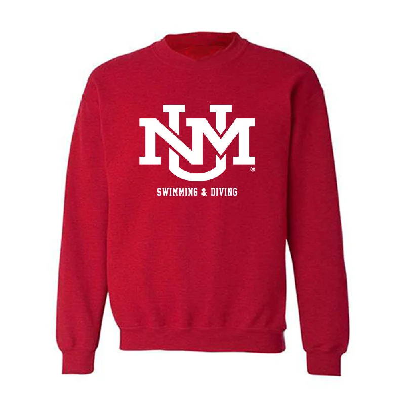 New Mexico - NCAA Women's Swimming & Diving : Ellie Broughton - Classic Fashion Shersey Crewneck Sweatshirt Hoodie with Fur Luxurious Winter