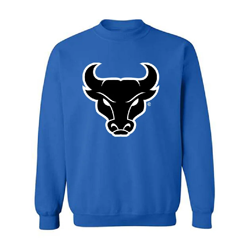 Buffalo - NCAA Women's Swimming & Diving : Marialis Kwak - Crewneck Sweatshirt Hoodie with Side Slits Relaxed Casual