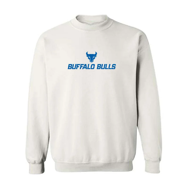 Buffalo - NCAA Women's Swimming & Diving : Marialis Kwak - Crewneck Sweatshirt Hoodie with Tied Waist Feminine Flattering
