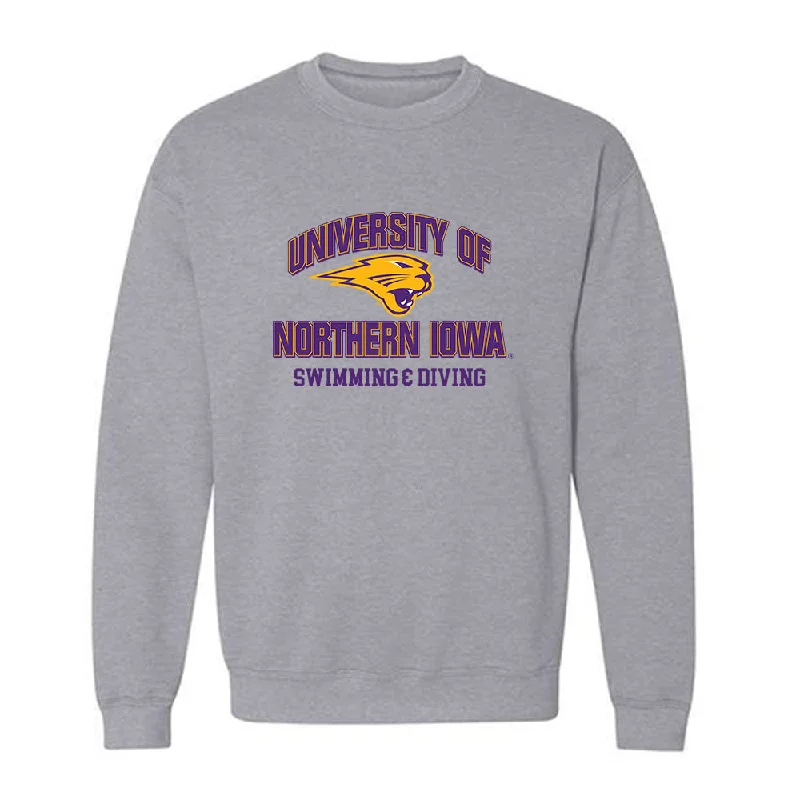 Northern Iowa - NCAA Women's Swimming & Diving : Crystal Benjamin - Classic Shersey Crewneck Sweatshirt Hoodie with Embroidery Detailed Premium