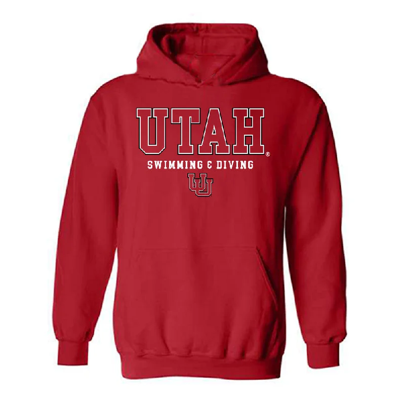 Utah - NCAA Women's Swimming & Diving : Megan Legarth - Classic Shersey Hooded Sweatshirt Hoodie Dress Longline Feminine Utah - NCAA Women's Swimming & Diving : Megan Legarth - Classic Shersey Hooded Sweatshirt Hoodie Dress Longline Feminine