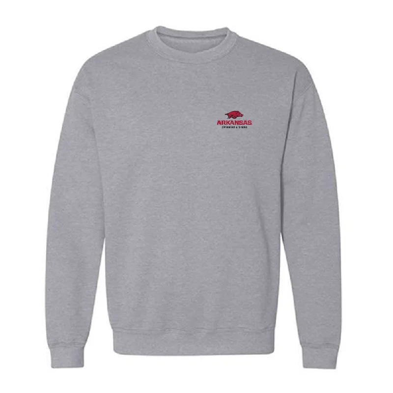 Arkansas - NCAA Women's Swimming & Diving : Isabella Perreira - Crewneck Sweatshirt Hoodie with Belted Waist Structured Tailored Arkansas - NCAA Women's Swimming & Diving : Isabella Perreira - Crewneck Sweatshirt Hoodie with Belted Waist Structured Tailored