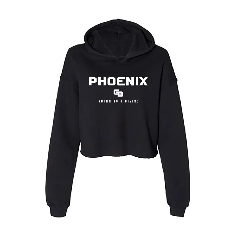 UW Green Bay - NCAA Women's Swimming & Diving : Rachel Everson - Women's Crop Fleece Hoodie Hoodie with Elastic Waist Stretchable Comfortable UW Green Bay - NCAA Women's Swimming & Diving : Rachel Everson - Women's Crop Fleece Hoodie Hoodie with Elastic Waist Stretchable Comfortable