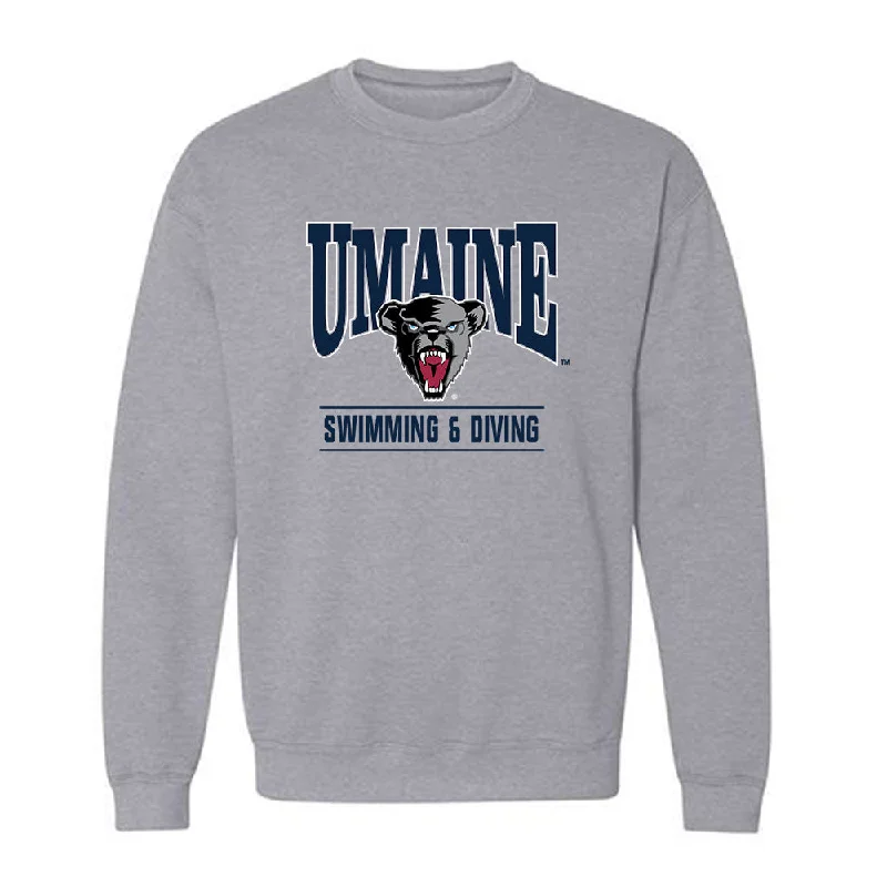 Maine - NCAA Women's Swimming & Diving : Nicki Harkins - Classic Fashion Shersey Crewneck Sweatshirt Hoodie with Hem Drawcord Adjustable Customizable