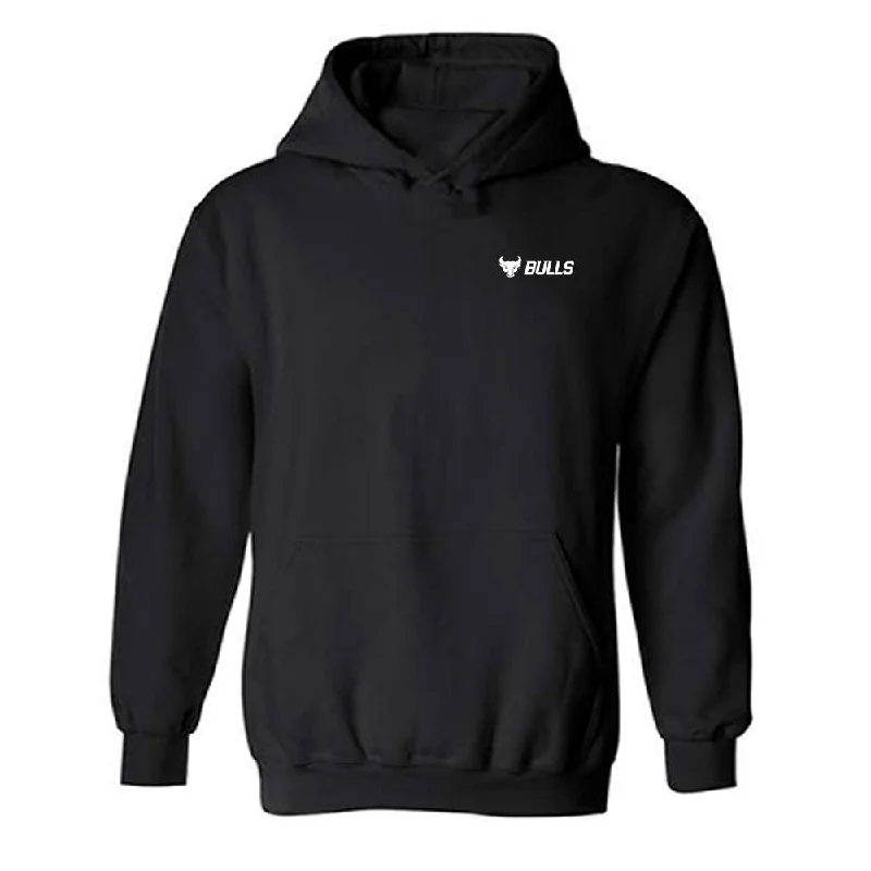 Buffalo - NCAA Women's Swimming & Diving : Marialis Kwak - Hooded Sweatshirt Hoodie with Back Slit Movement Comfort