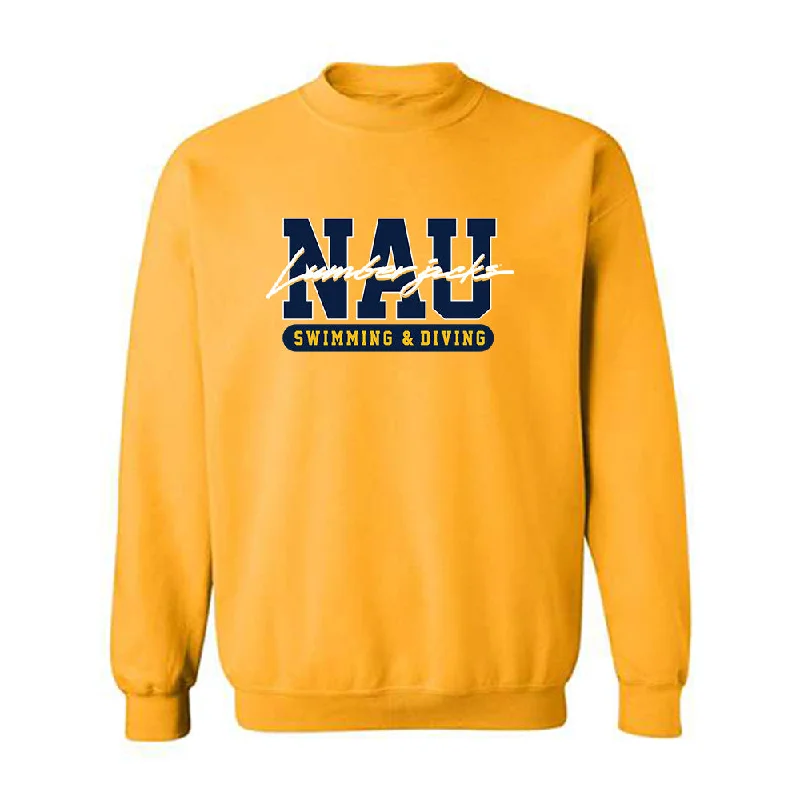 Northern Arizona - NCAA Women's Swimming & Diving : Katarina Klatt - Classic Shersey Crewneck Sweatshirt Hoodie with Earth Tones Natural Calm