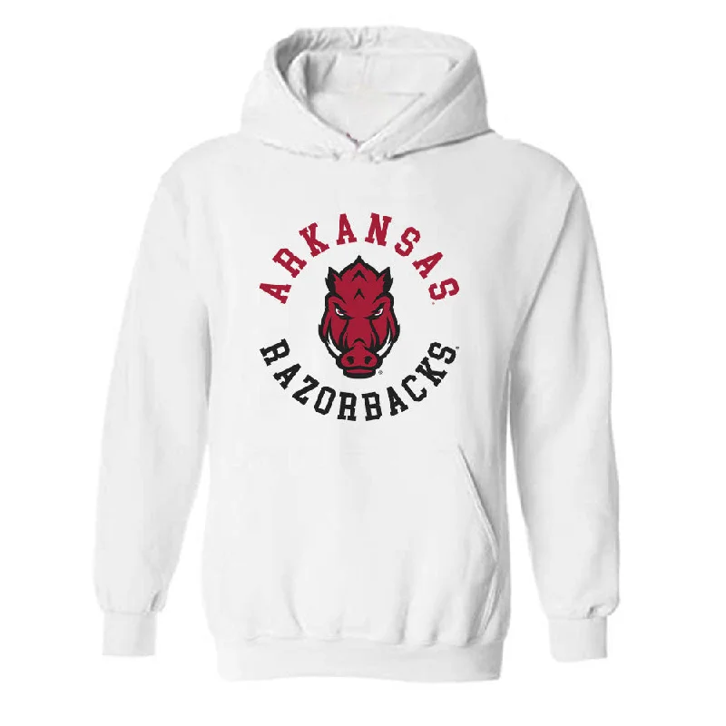 Arkansas - NCAA Women's Swimming & Diving : Sophia Iskenderoglu - Generic Shersey Hooded Sweatshirt Hoodie with Zipper Versatile Modern
