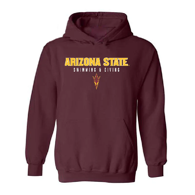 Arizona State - NCAA Women's Swimming & Diving : Miriam Sheehan - Classic Shersey Hooded Sweatshirt Cotton Hoodie Fleece Lining Warmth Arizona State - NCAA Women's Swimming & Diving : Miriam Sheehan - Classic Shersey Hooded Sweatshirt Cotton Hoodie Fleece Lining Warmth