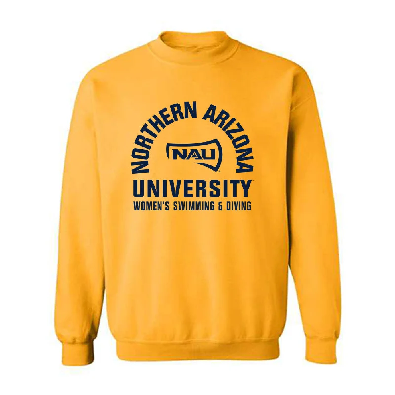 Northern Arizona - NCAA Women's Swimming & Diving : Katarina Klatt - Classic Shersey Crewneck Sweatshirt Hoodie with Batwing Sleeves Loose Dramatic Northern Arizona - NCAA Women's Swimming & Diving : Katarina Klatt - Classic Shersey Crewneck Sweatshirt Hoodie with Batwing Sleeves Loose Dramatic