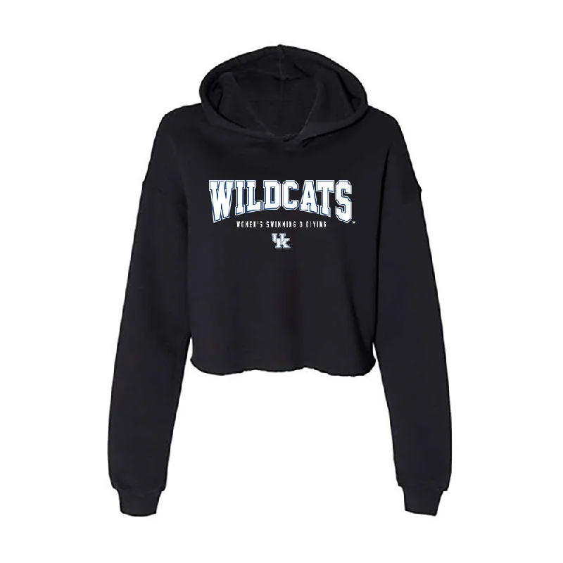 Kentucky - NCAA Women's Swimming & Diving : Paige Taber - Women's Crop Fleece Hoodie Hoodie with Crew Neck Simple Timeless Kentucky - NCAA Women's Swimming & Diving : Paige Taber - Women's Crop Fleece Hoodie Hoodie with Crew Neck Simple Timeless