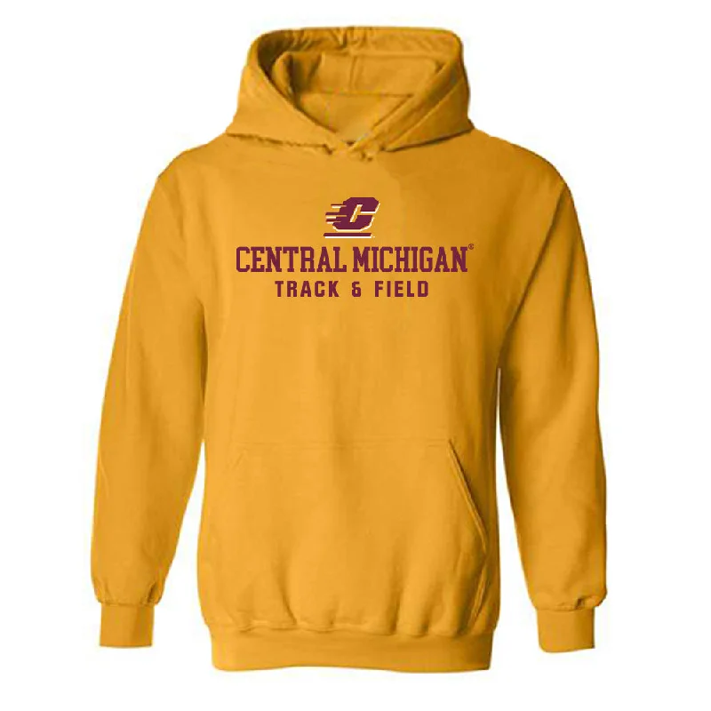 Central Michigan - NCAA Women's Track & Field : Kendell Wilcox - Classic Shersey Hooded Sweatshirt Hoodie with Toggle Buttons Decorative Unique Central Michigan - NCAA Women's Track & Field : Kendell Wilcox - Classic Shersey Hooded Sweatshirt Hoodie with Toggle Buttons Decorative Unique