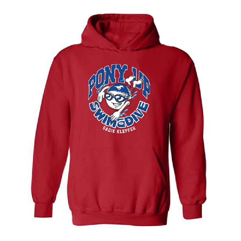 SMU - NCAA Women's Swimming & Diving : sadie klepfer - Fashion Shersey Hooded Sweatshirt Hoodie with Fur Luxurious Winter SMU - NCAA Women's Swimming & Diving : sadie klepfer - Fashion Shersey Hooded Sweatshirt Hoodie with Fur Luxurious Winter