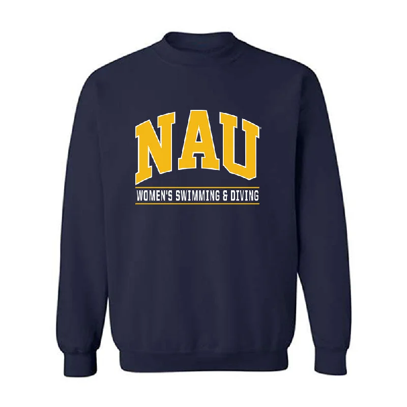 Northern Arizona - NCAA Women's Swimming & Diving : Katarina Klatt - Classic Shersey Crewneck Sweatshirt Hoodie with Relaxed Fit Easy Casual Northern Arizona - NCAA Women's Swimming & Diving : Katarina Klatt - Classic Shersey Crewneck Sweatshirt Hoodie with Relaxed Fit Easy Casual
