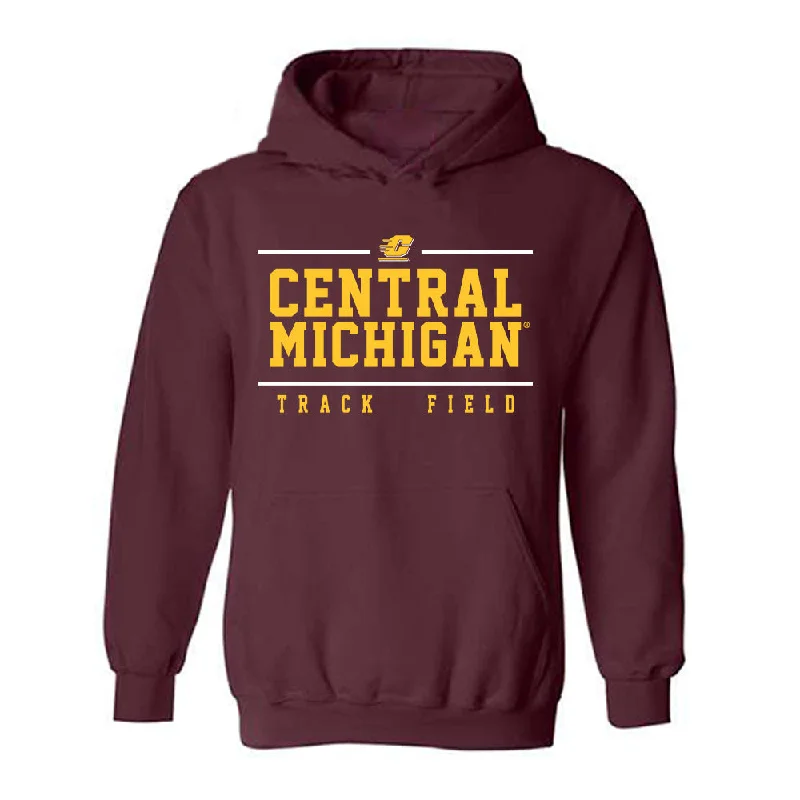 Central Michigan - NCAA Women's Track & Field : Kendell Wilcox - Classic Fashion Shersey Hooded Sweatshirt Hoodie Crop Top Short Trendy Central Michigan - NCAA Women's Track & Field : Kendell Wilcox - Classic Fashion Shersey Hooded Sweatshirt Hoodie Crop Top Short Trendy