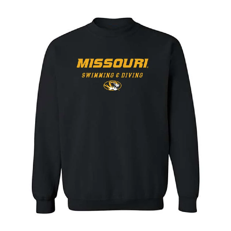 Missouri - NCAA Women's Swimming & Diving : Grace Hanson - Classic Shersey Crewneck Sweatshirt Hoodie with Frayed Bohemian Relaxed