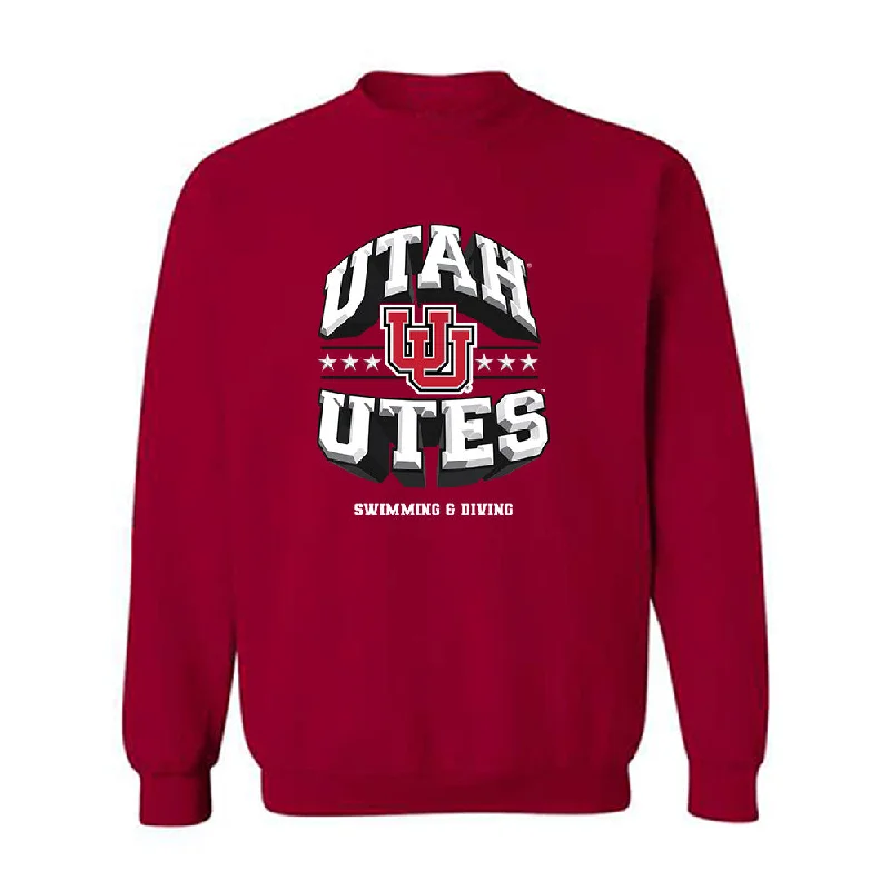 Utah - NCAA Women's Swimming & Diving : Megan Legarth - Generic Shersey Crewneck Sweatshirt Hoodie with Embroidery Detailed Premium Utah - NCAA Women's Swimming & Diving : Megan Legarth - Generic Shersey Crewneck Sweatshirt Hoodie with Embroidery Detailed Premium