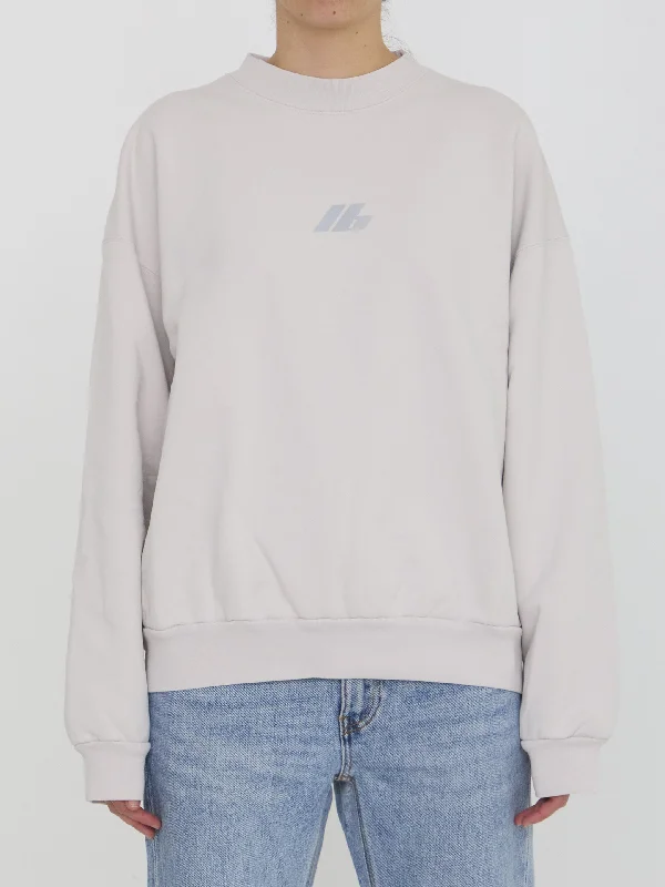 Activewear Sweatshirt Hoodie with Typography Text Message