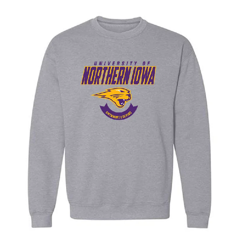 Northern Iowa - NCAA Women's Swimming & Diving : Josie Parton - Classic Shersey Crewneck Sweatshirt Hoodie with Color Block Contrast Stylish