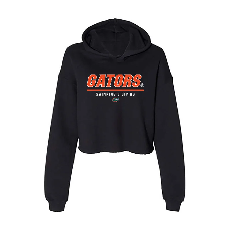 Florida - NCAA Women's Swimming & Diving : Micayla Cronk - Women's Crop Fleece Hoodie Hoodie with Fur Luxurious Winter