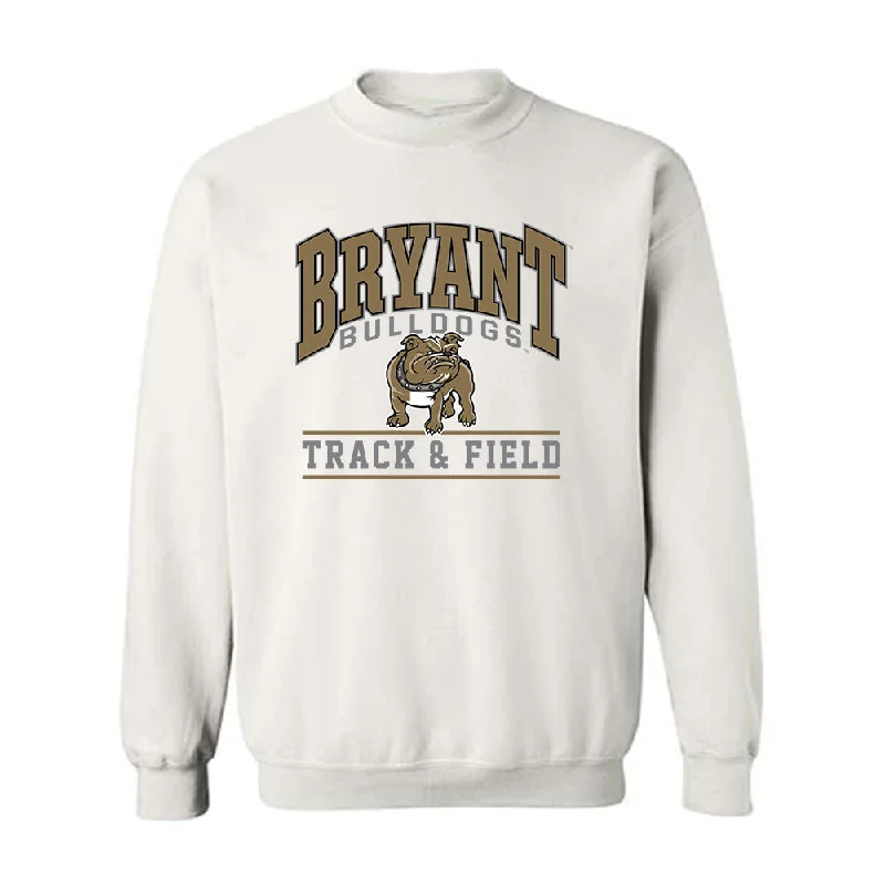 Bryant - NCAA Women's Track & Field : Tishany delarosa - Classic Shersey Crewneck Sweatshirt Hoodie with Distressed Vintage Worn Bryant - NCAA Women's Track & Field : Tishany delarosa - Classic Shersey Crewneck Sweatshirt Hoodie with Distressed Vintage Worn