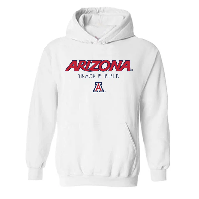 Arizona - NCAA Women's Track & Field : Haedyn Bambolo - Sports Shersey Hooded Sweatshirt Hoodie with Illustration Artistic Creative