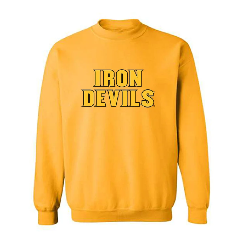 Arizona State - NCAA Women's Swimming & Diving : Miriam Sheehan - Replica Shersey Crewneck Sweatshirt Hoodie with Hem Contrast Bold Stylish Arizona State - NCAA Women's Swimming & Diving : Miriam Sheehan - Replica Shersey Crewneck Sweatshirt Hoodie with Hem Contrast Bold Stylish