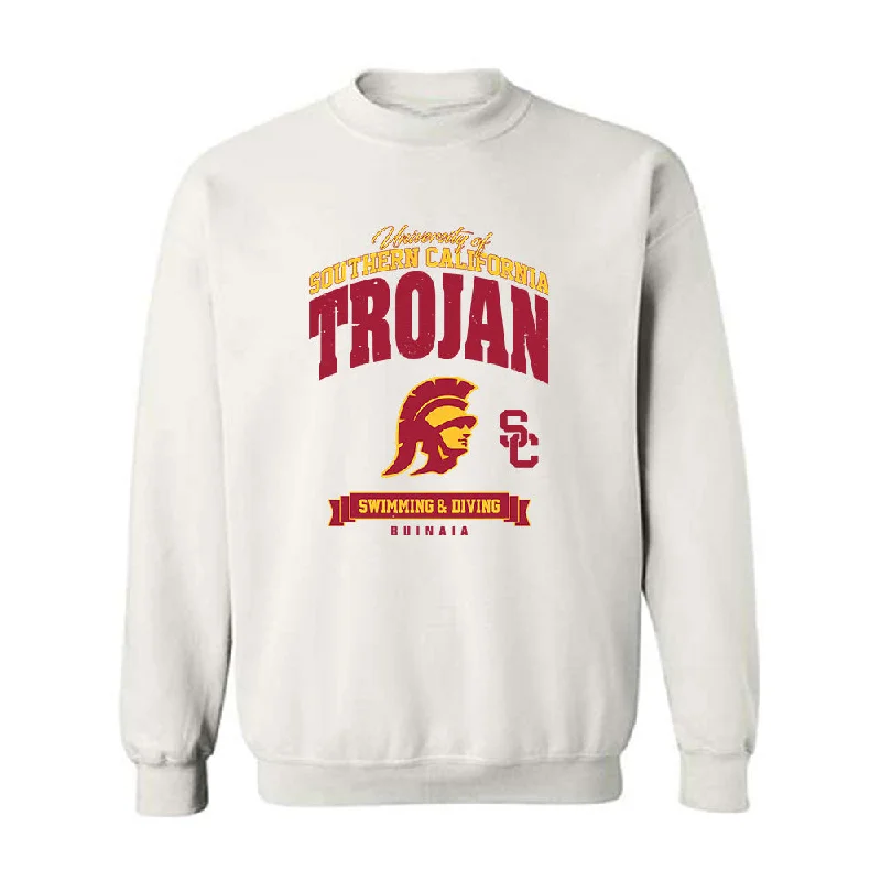 USC - NCAA Women's Swimming & Diving : Vasilissa Buinaia - Classic Fashion Shersey Crewneck Sweatshirt Hoodie with Tie-Dye Psychedelic Retro
