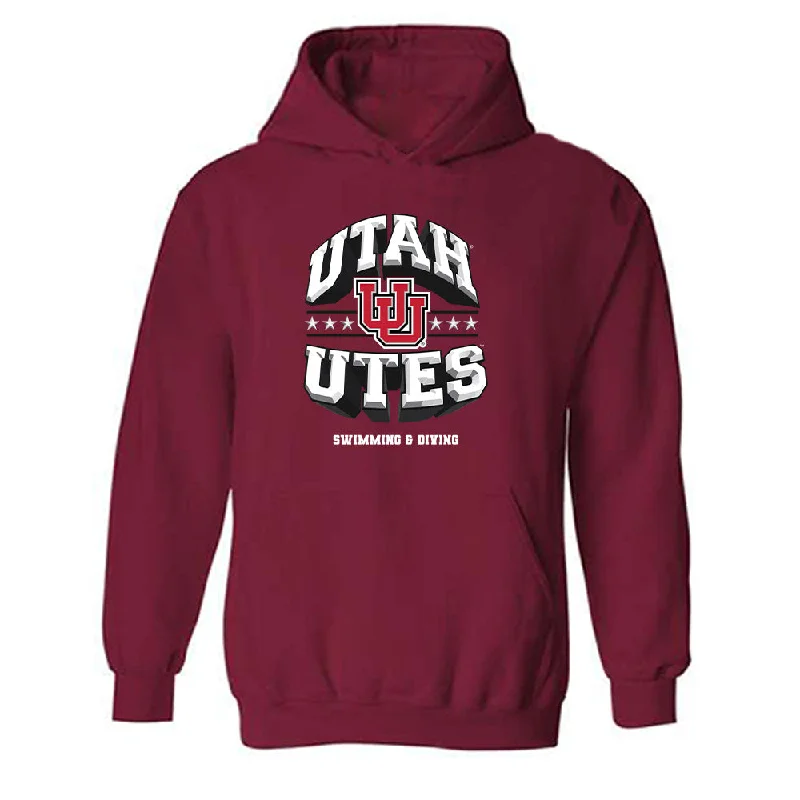 Utah - NCAA Women's Swimming & Diving : Megan Legarth - Generic Shersey Hooded Sweatshirt Hoodie with Hem Contrast Bold Stylish Utah - NCAA Women's Swimming & Diving : Megan Legarth - Generic Shersey Hooded Sweatshirt Hoodie with Hem Contrast Bold Stylish