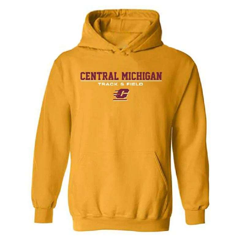 Central Michigan - NCAA Women's Track & Field : Kendell Wilcox - Classic Shersey Hooded Sweatshirt Zip Hoodie Drawstring Kangaroo Pocket Central Michigan - NCAA Women's Track & Field : Kendell Wilcox - Classic Shersey Hooded Sweatshirt Zip Hoodie Drawstring Kangaroo Pocket