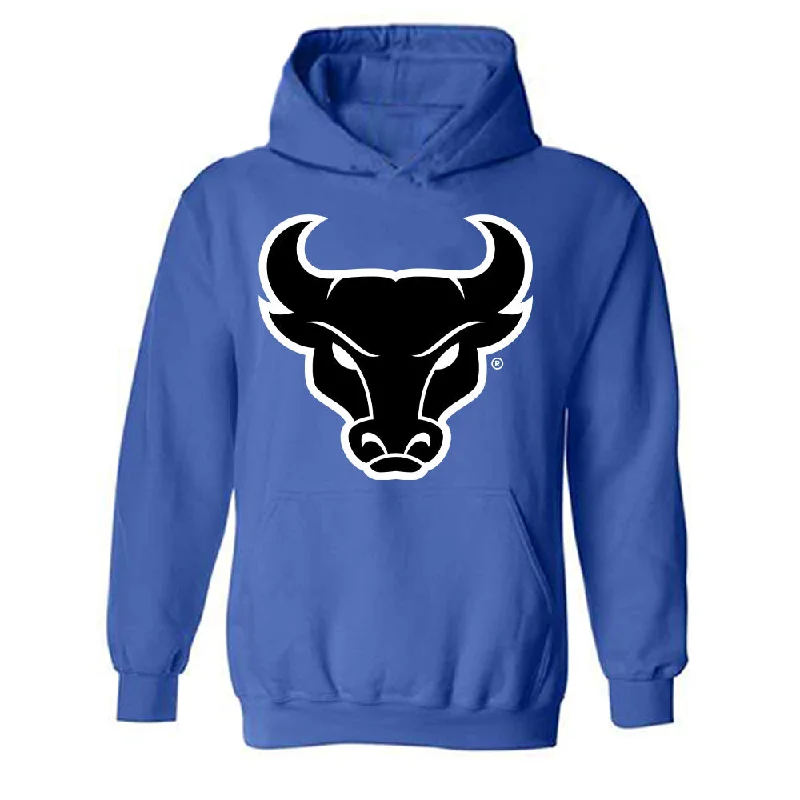 Buffalo - NCAA Women's Swimming & Diving : Marialis Kwak - Hooded Sweatshirt Hoodie with Snap Buttons Easy Quick
