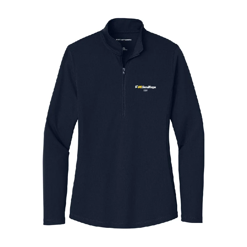 UCSD - NCAA Women's Rowing : Matti Key - Women's Lightweight Quarter Zip Jacket Bomber Jacket Anorak Windbreaker UCSD - NCAA Women's Rowing : Matti Key - Women's Lightweight Quarter Zip Jacket Bomber Jacket Anorak Windbreaker