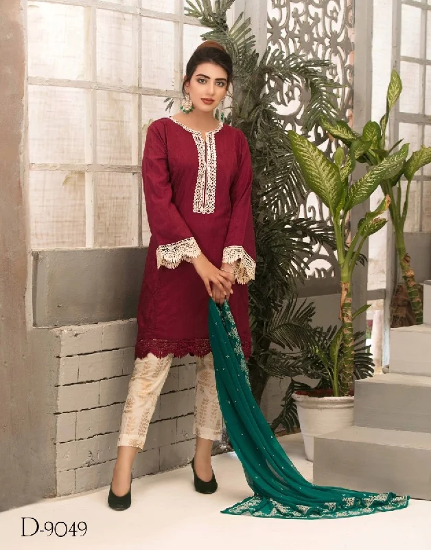 Ready to wear Aria Grip silk 3 Piece Dress D-9049