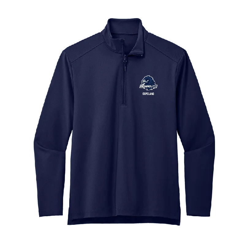 Monmouth - NCAA Women's Rowing : Audrey Copeland - Premium Quarter Zip Jacket Embroidered Jacket Appliqued Jacket Beaded Jacket Monmouth - NCAA Women's Rowing : Audrey Copeland - Premium Quarter Zip Jacket Embroidered Jacket Appliqued Jacket Beaded Jacket