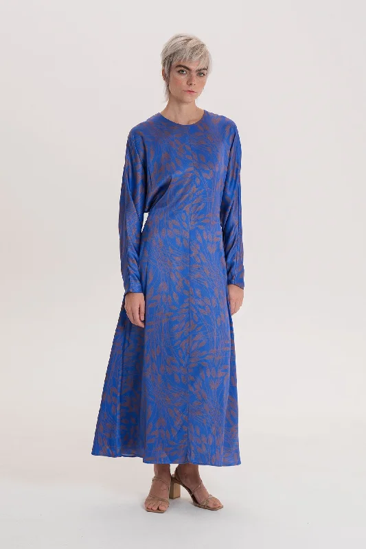 Liba Draped Waist Dress Wheat