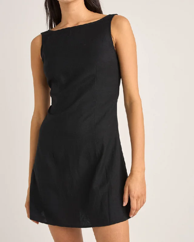 Roselle Tie Back Mini Dress