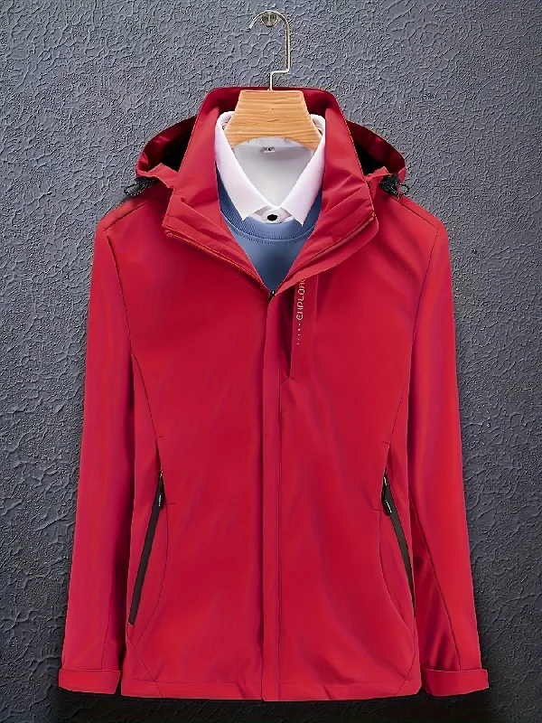 3-in-1 Soft-Shell Waterproof Jackets - Windproof Ski Montaineering Jacket for Women - Full Zipper Activewear for Outdoor Sports and Winter Adventures Nylon Fabric Polyester Fabric Spandex Fabric 3-in-1 Soft-Shell Waterproof Jackets - Windproof Ski Montaineering Jacket for Women - Full Zipper Activewear for Outdoor Sports and Winter Adventures Nylon Fabric Polyester Fabric Spandex Fabric
