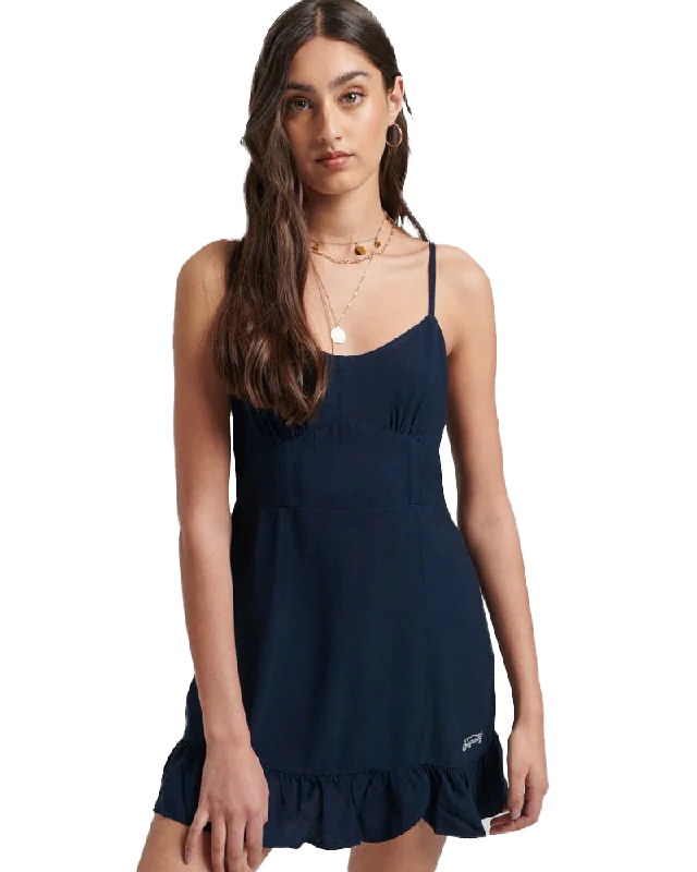 Vintage Cami Mini Dress in Eclipse Navy