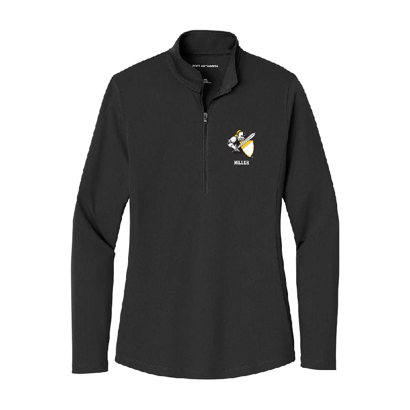 PLU - NCAA Women's Rowing : Sage Miller - Women's Lightweight Quarter Zip Jacket Denim Jacket Leather Jacket Suede Jacket PLU - NCAA Women's Rowing : Sage Miller - Women's Lightweight Quarter Zip Jacket Denim Jacket Leather Jacket Suede Jacket