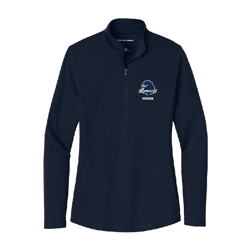 Monmouth - NCAA Women's Rowing : Madalyne Brennan - Women's Lightweight Quarter Zip Jacket Mesh Jacket Canvas Jacket Denim Jacket Monmouth - NCAA Women's Rowing : Madalyne Brennan - Women's Lightweight Quarter Zip Jacket Mesh Jacket Canvas Jacket Denim Jacket