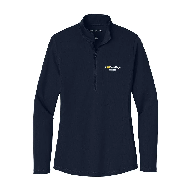 UCSD - NCAA Women's Rowing : Holly Handler - Women's Lightweight Quarter Zip Jacket Print Jacket Jacquard Jacket Patchwork Jacket UCSD - NCAA Women's Rowing : Holly Handler - Women's Lightweight Quarter Zip Jacket Print Jacket Jacquard Jacket Patchwork Jacket