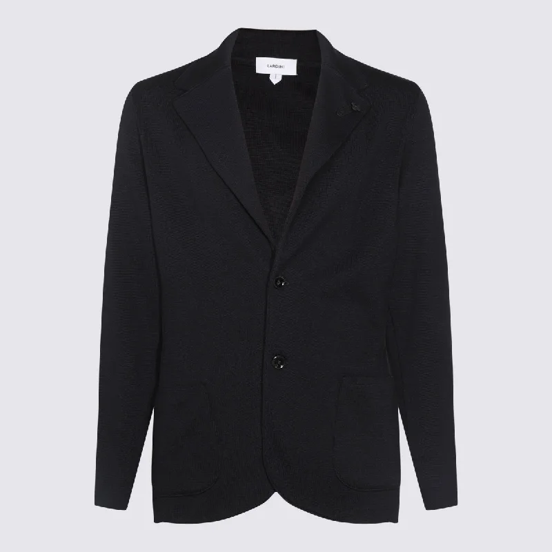 Lardini Jackets Blue Fleece Jacket Down Jacket Feather Jacket
